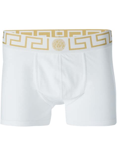 versace boxers white|Versace men's boxer shorts.